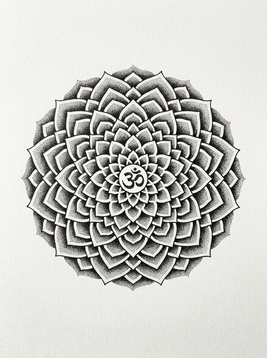 Dotwork tattoo design example