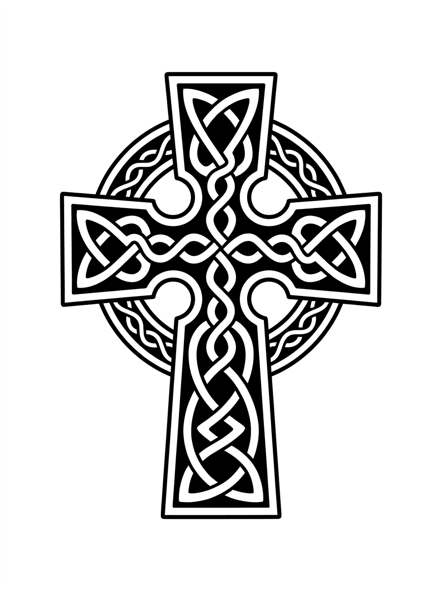 Cross tattoo design