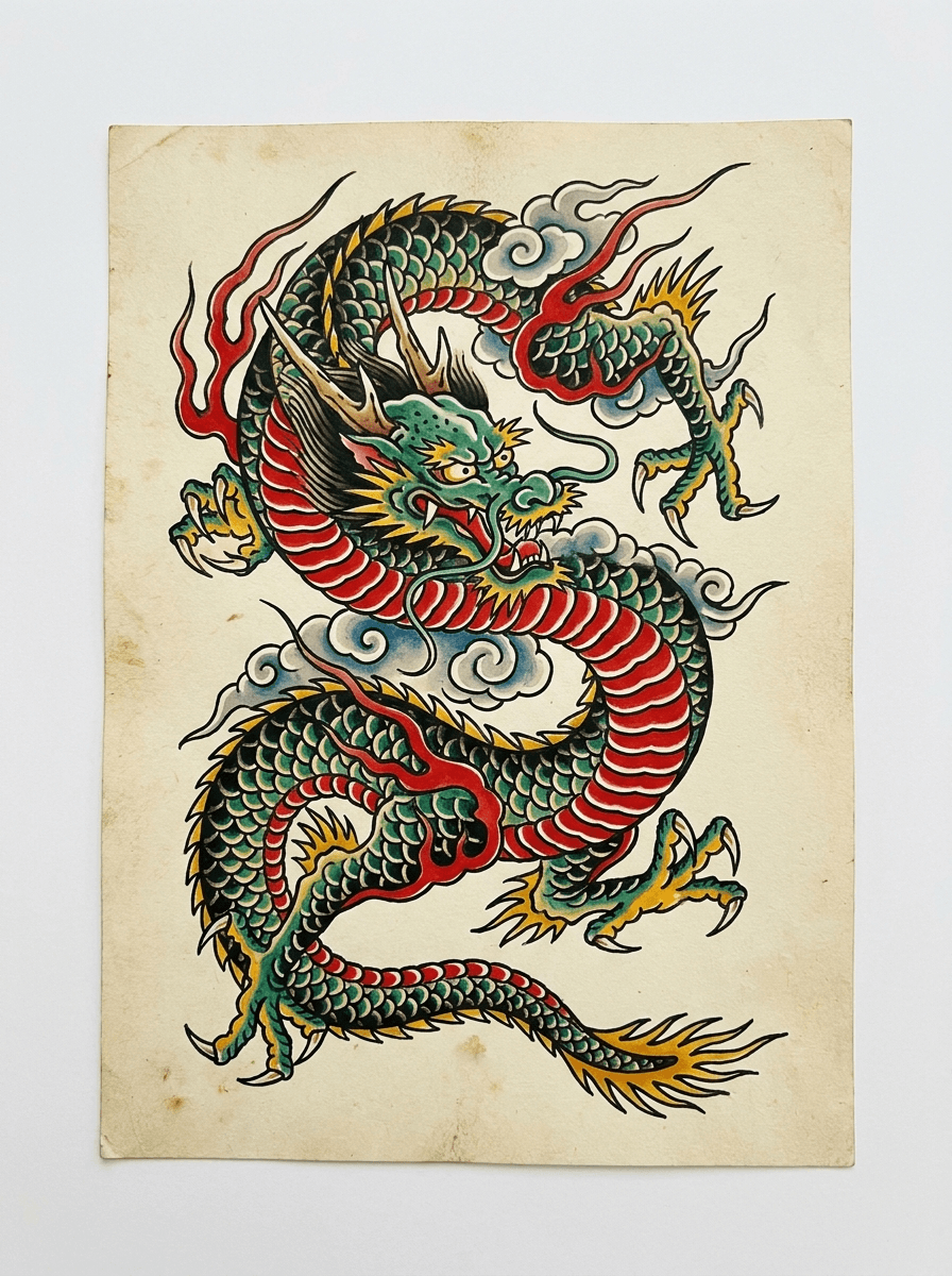 Dragon tattoo design