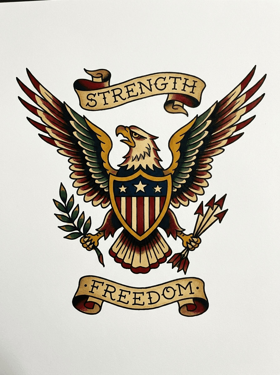 Eagle tattoo design