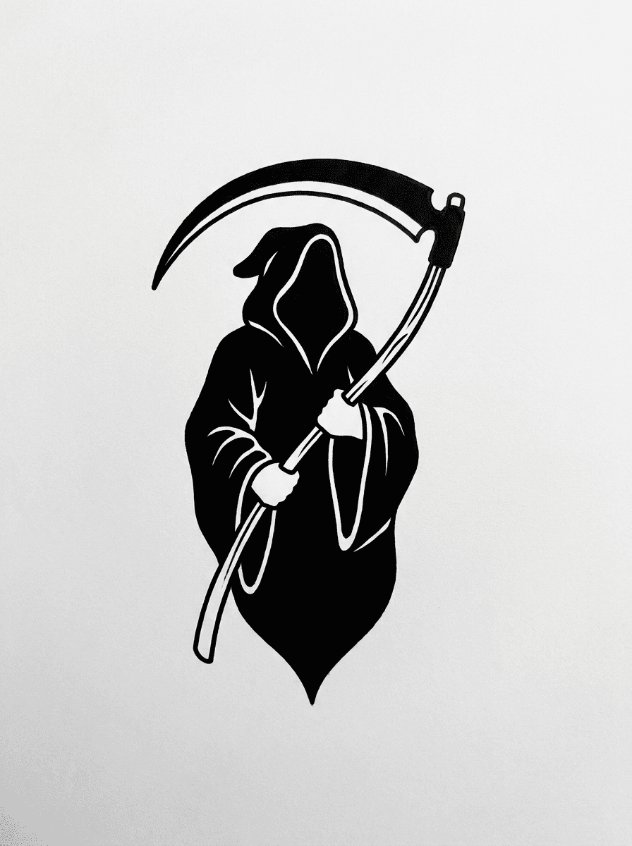 Grim Reaper tattoo design