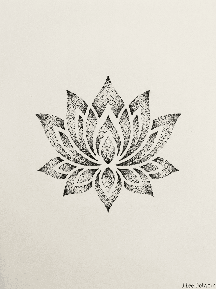 Lotus tattoo design