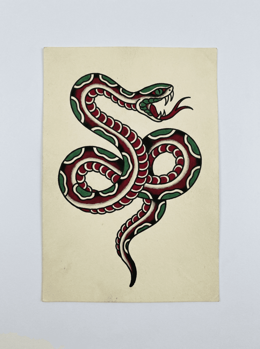 Snake tattoo design