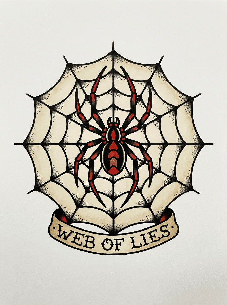 Spider tattoo design
