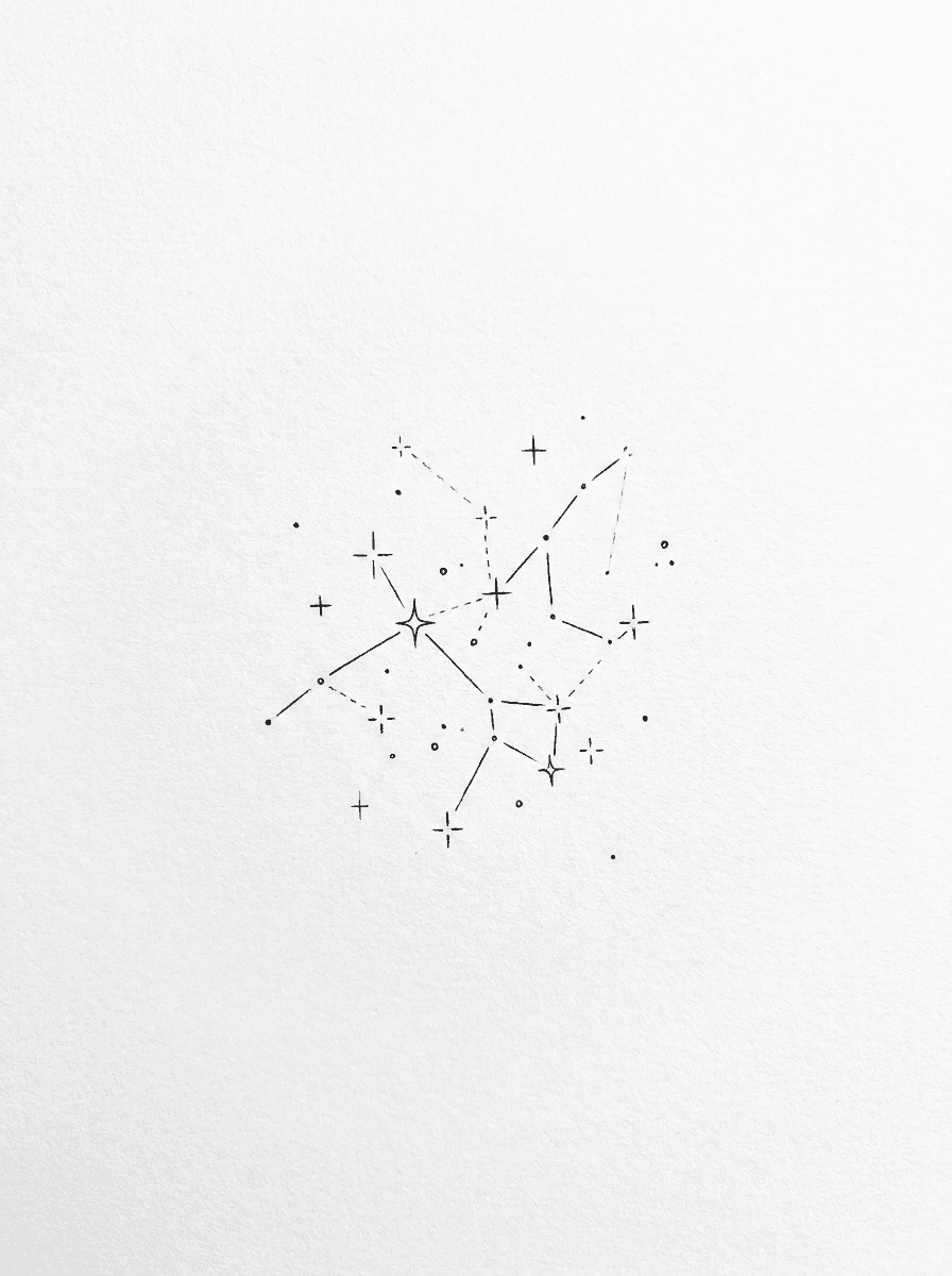 Stars tattoo design
