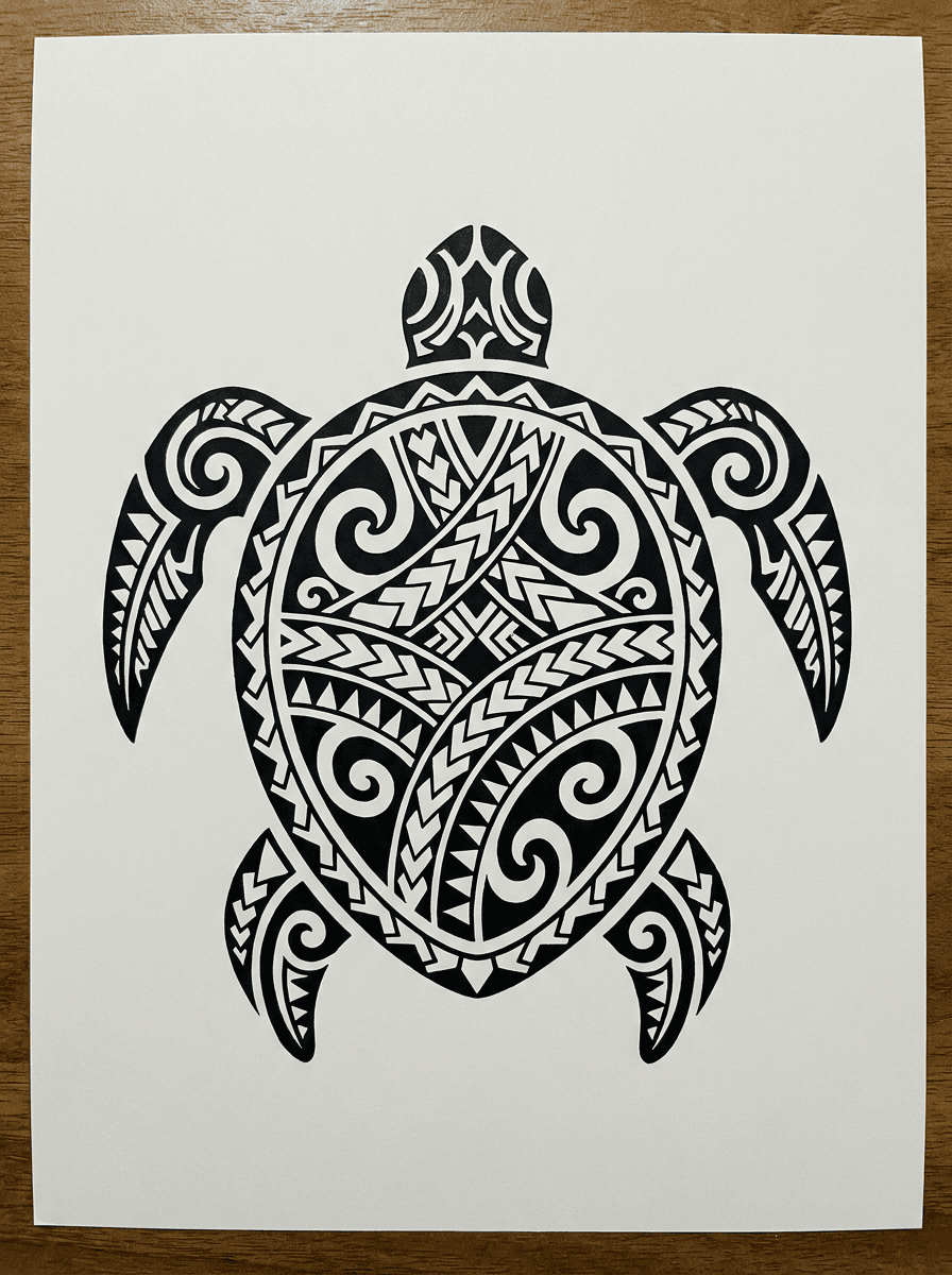 Sea Turtle tattoo design