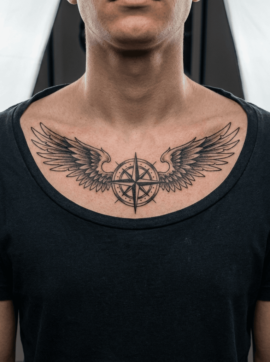 Tattoo on the chest